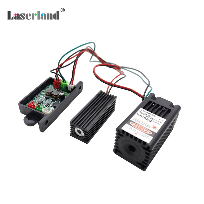 650nm 150mW Red + 515nm 50mW Green Laser Module TTL 12V Stage Lighting TEM