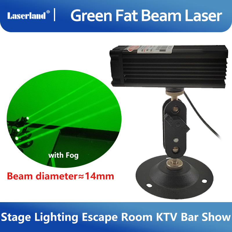 532nm 50mW Fat Beam Green Laser Diode Module Stage Lighting