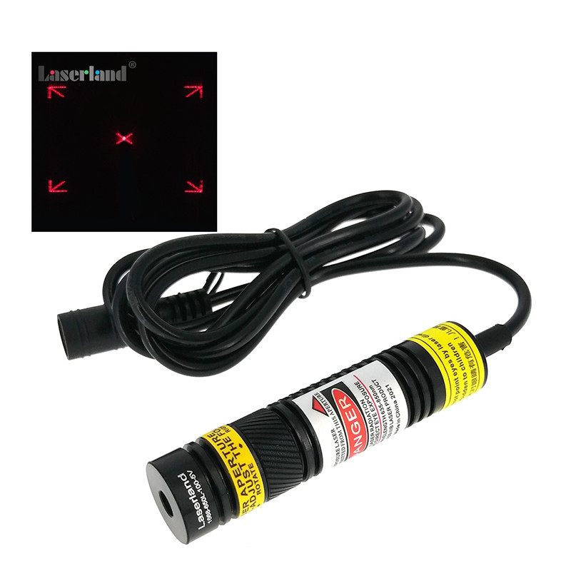 650nm DOE Diffractive Gratings Red Laser Module 3D Structural Lighting Source
