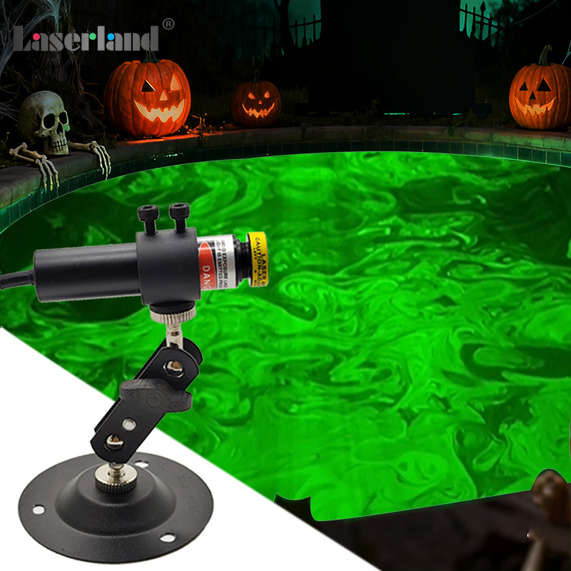 532nm Focusable Green Generator Line Module for Halloween Scary House Laser Swamp Laser Pond Haunted House Garden Yard Decoration