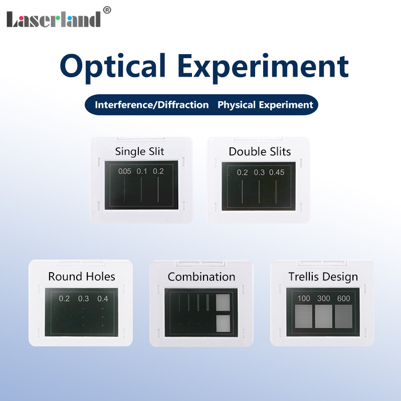 Young's Double-slit Experiment Optical Physical Experiment Single Slit/Double Slits Interference Diffraction Grating Sheet Optics Elements