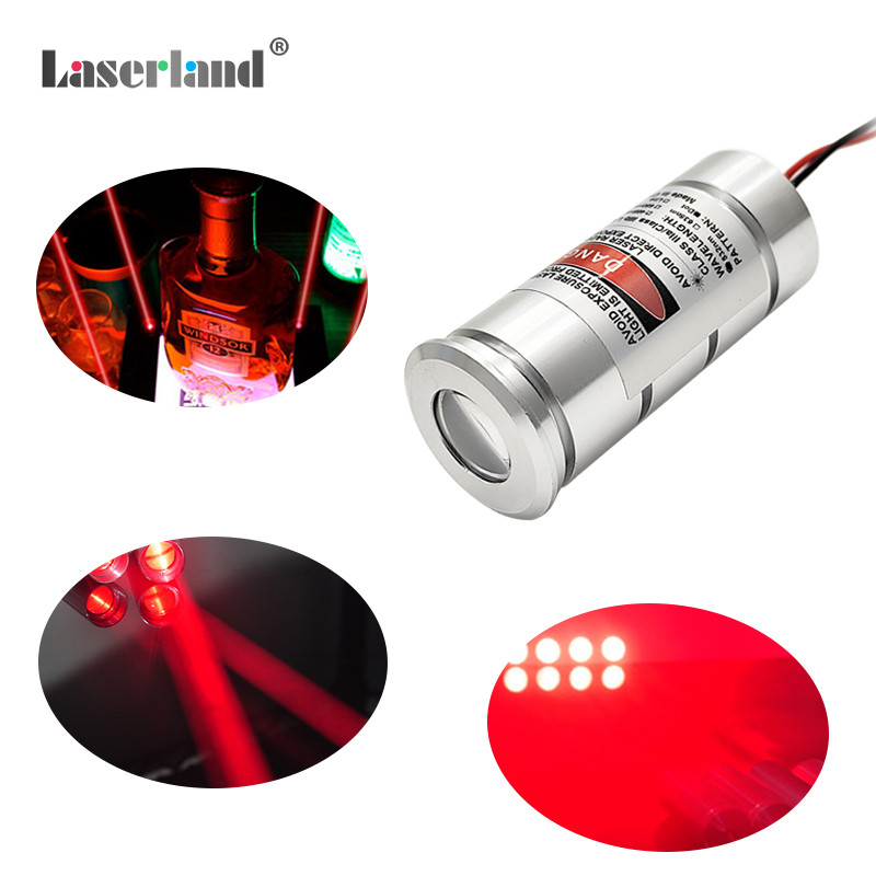 25mm 650nm 100mW Red Dot Fat Beam Laser Module KTV Bar DJ Stage Lighting